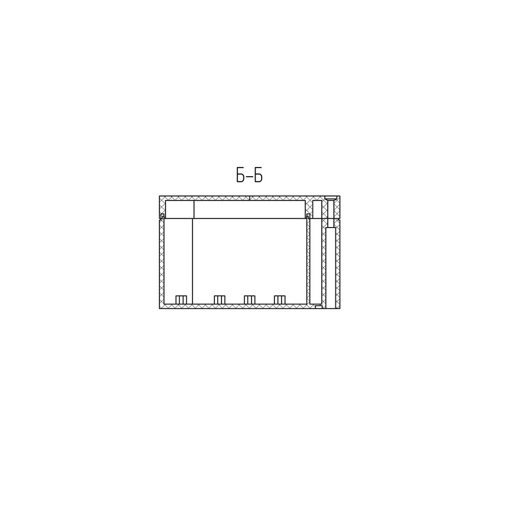 Гермобокс KGG-SMAx2 для сетчатой параболической антенны