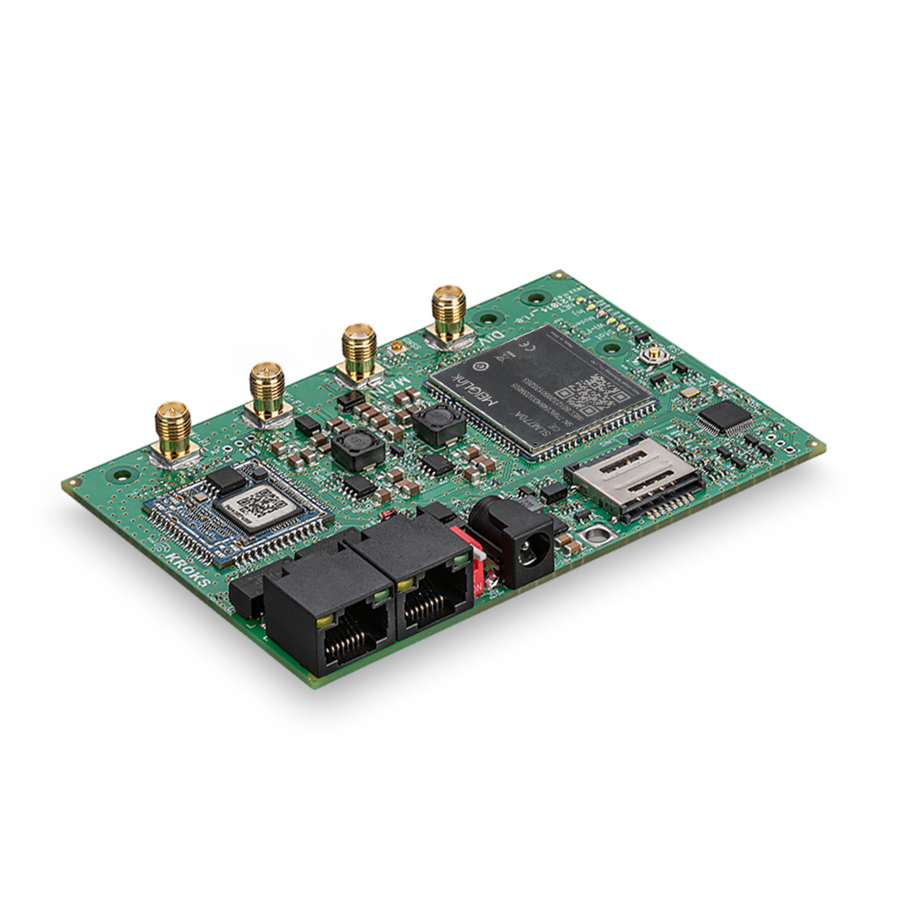 Роутер Kroks Rt-Brd RSIM m4 с модемом LTE cat.4 и поддержкой SIM-инжектора